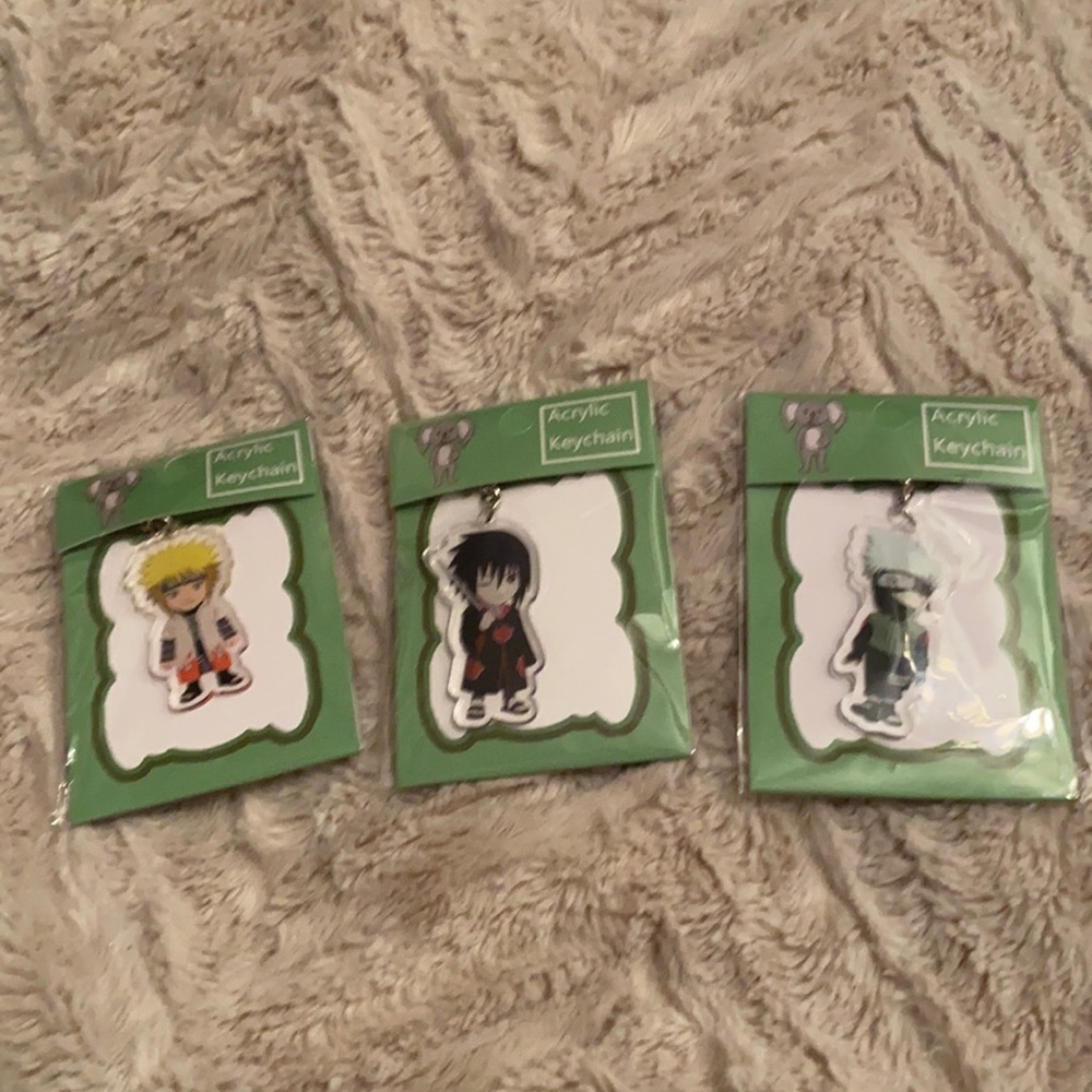 Naruto Character Keychains